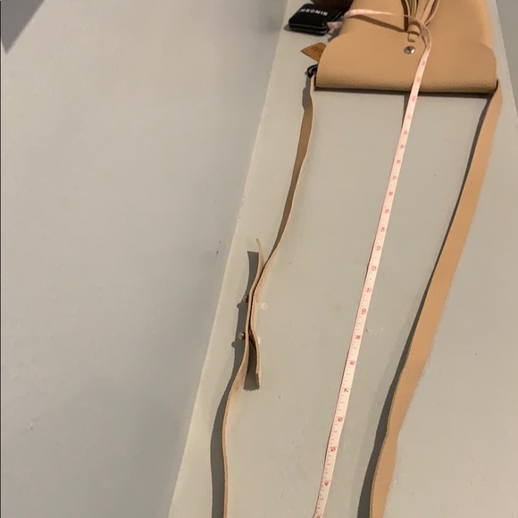 hello 3aM Tan Pebble Leather Crossbody Purse NWT - Picture 3 of 11